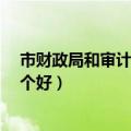 市财政局和审计局哪个公务员工作好?（审计局和财政局哪个好）