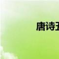 唐诗五首的翻译（唐诗五首）