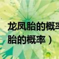 龙凤胎的概率和双胞胎的概率哪个更大（龙凤胎的概率）