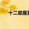 十二星座英文及音标（十二星座英文）