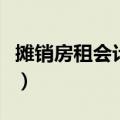 摊销房租会计分录怎么做（摊销房租会计分录）
