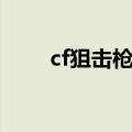 cf狙击枪详细数据（cf狙击枪大全）