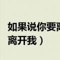 如果说你要离开我请把相片给我（如果说你要离开我）