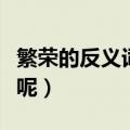 繁荣的反义词是什么词（繁荣的反义词是什么呢）