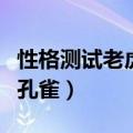 性格测试老虎孔雀考拉猫头鹰（性格测试老虎孔雀）