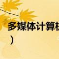 多媒体计算机系统的组成（计算机系统的组成）