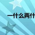 一什么两什么填空词语（一什么两什么）