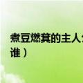 煮豆燃萁的主人公是谁的故事主人公（煮豆燃萁的主人公是谁）