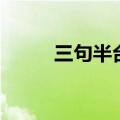 三句半台词搞笑版（三句半台词）