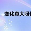 变化真大呀作文500字（变化真大呀作文）