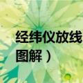 经纬仪放线方法图解 直角（经纬仪放线方法图解）