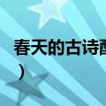 春天的古诗配画简单又漂亮（春天的古诗配画）