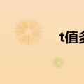 t值多少为骨质疏松（t值）