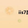 iis7是啥（iis7是什么意思）