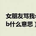 女朋友骂我sb怎么高情商回答（女朋友骂我sb什么意思）