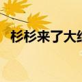 杉杉来了大结局完整版（杉杉来了大结局）