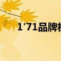 1′71品牌树脂非球面镜片（球面镜片）