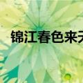 锦江春色来天地下一句（锦江春色来天地）