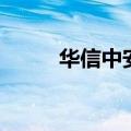 华信中安集团董事长（华信中安）