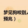 梦见狗咬别人是什么预兆（梦见狗咬别人是啥预兆）