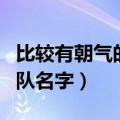 比较有朝气的团队名字带向（比较有朝气的团队名字）