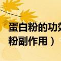 蛋白粉的功效与作用副作用有哪些（安利蛋白粉副作用）