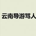 云南导游骂人内蒙游客后续事件（云南导游）