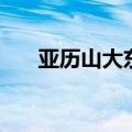 亚历山大东征的意义（亚历山大东征）