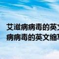 艾滋病病毒的英文缩写是?AHIVBAIDSCHAVDHBV（艾滋病病毒的英文缩写）