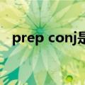 prep conj是什么词性（conj是什么词性）
