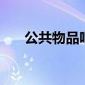 公共物品吧都是些什么人（公共物品）