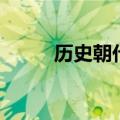 历史朝代顺序表（历史朝代顺序）