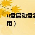 u盘启动盘怎么用手机制作（u盘启动盘怎么用）
