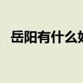岳阳有什么好玩的吗（岳阳有什么好玩的）