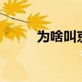为啥叫京东（京东为什么叫京东）