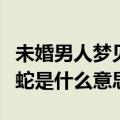 未婚男人梦见大蛇是什么意思（未婚男人梦见蛇是什么意思）