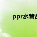 ppr水管品牌排行榜（ppr水管品牌）