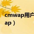 cmwap用户状态标记业务是什么意思（cmwap）