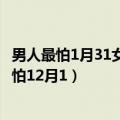 男人最怕1月31女人最怕12月1为啥（男人最怕1月31女人最怕12月1）