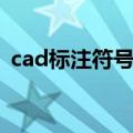 cad标注符号大全图解（cad标注符号大全）