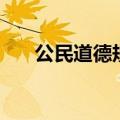 公民道德规范手抄报（公民道德规范）