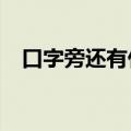 口字旁还有什么字?（口字旁还有什么字）