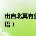 出自北冥有鱼的成语典故（出自北冥有鱼的成语）