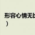 形容心情无比激动句子（表示激动的四字词语）