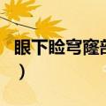 眼下睑穹窿部示意图片（眼下睑穹窿部示意图）
