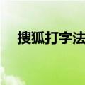 搜狐打字法截图到哪里找（搜狐打字法）