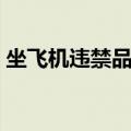 坐飞机违禁品一览表（机场安检不能带什么）