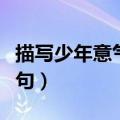 描写少年意气风发的诗句（形容翩翩少年的诗句）