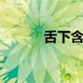 舌下含服的降压药（舌下含服）
