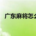 广东麻将怎么玩胜率高（广东麻将怎么玩）